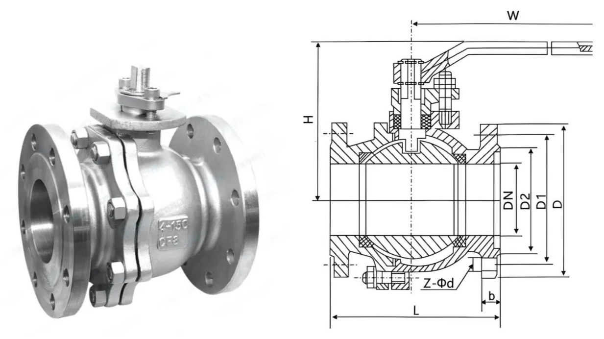 ANSI Flanged Ball Valve