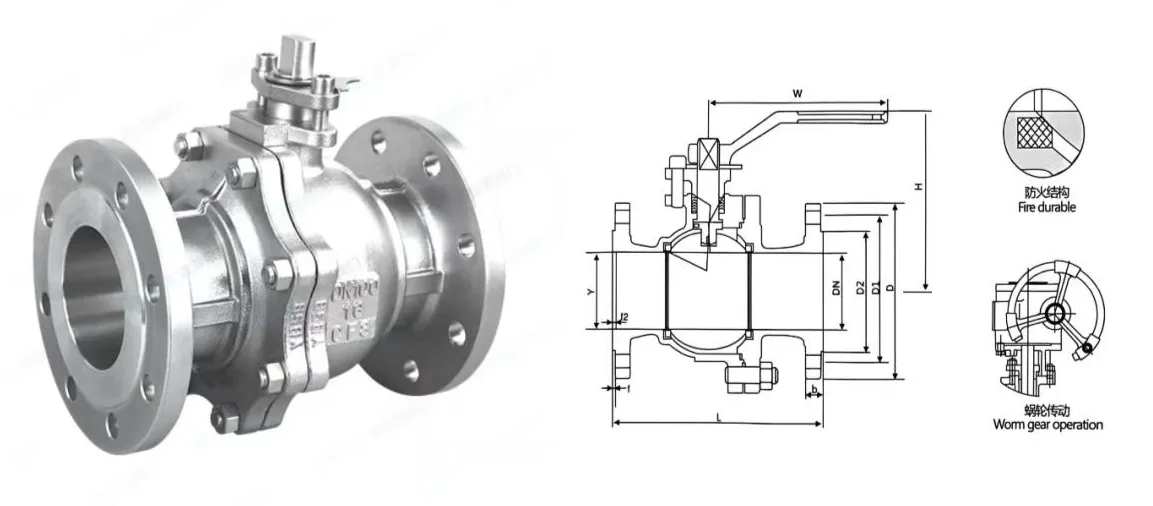 GB Flange Ball Valve